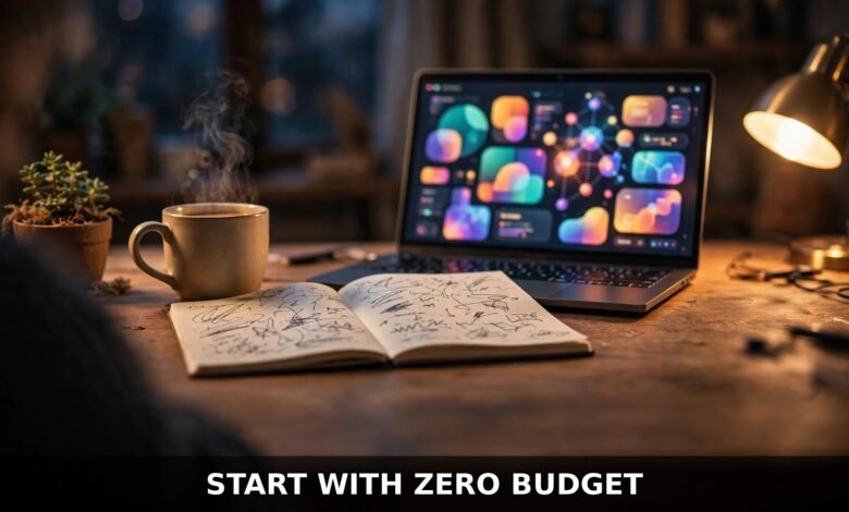 Best AI tools for side hustles 2026 — evening desk setup guide