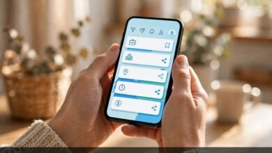 Work from home jobs with no experience — phone showing job listings, NO EXPERIENCE NEEDED